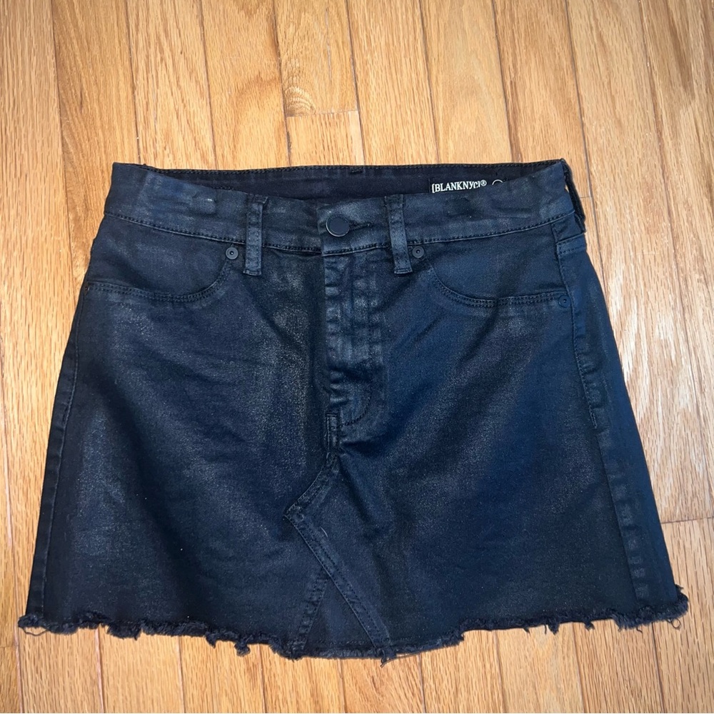 Blank NYC black mini skirt